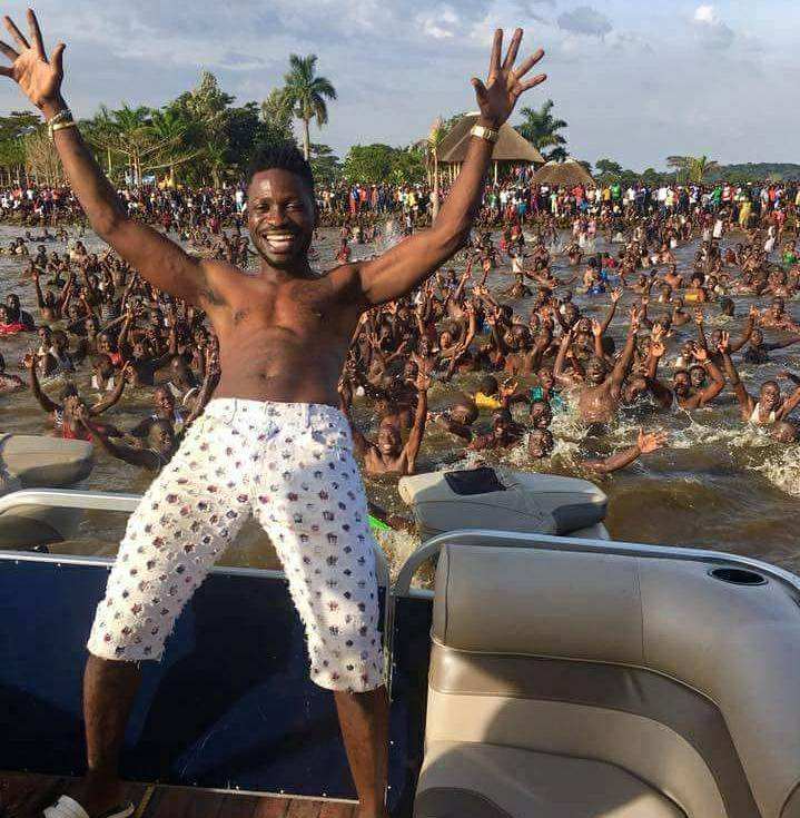 Bobi Wine Having Fun With Fans