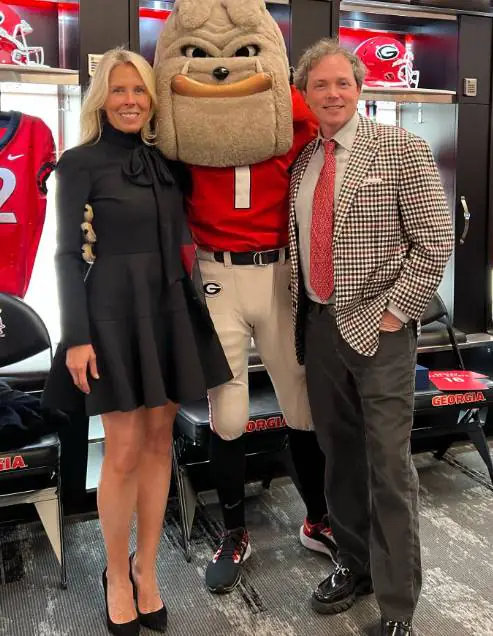 Bonneau Ansley with his wife, Jen Ansley