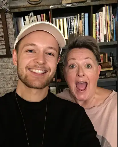 Jordan Rabjohn Having Fun With Mother