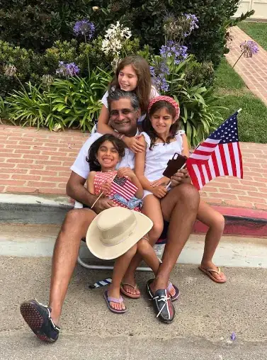 Buck Joffrey with children