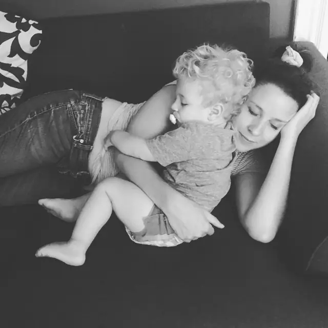 Rachel Griffin Accurso With Her Little Baby