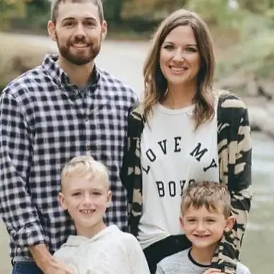 Aaron Warbritton With His Family