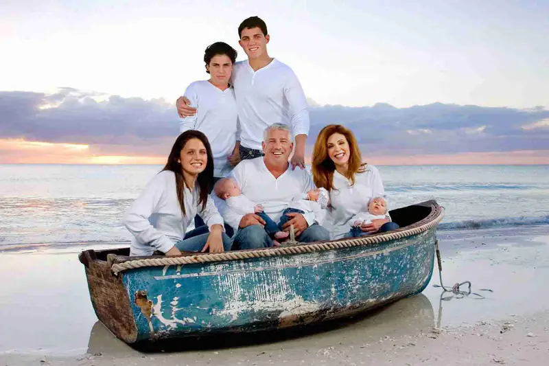 Beth Kompothecras with family