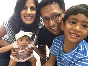 Sharran Srivatsaa With His Family